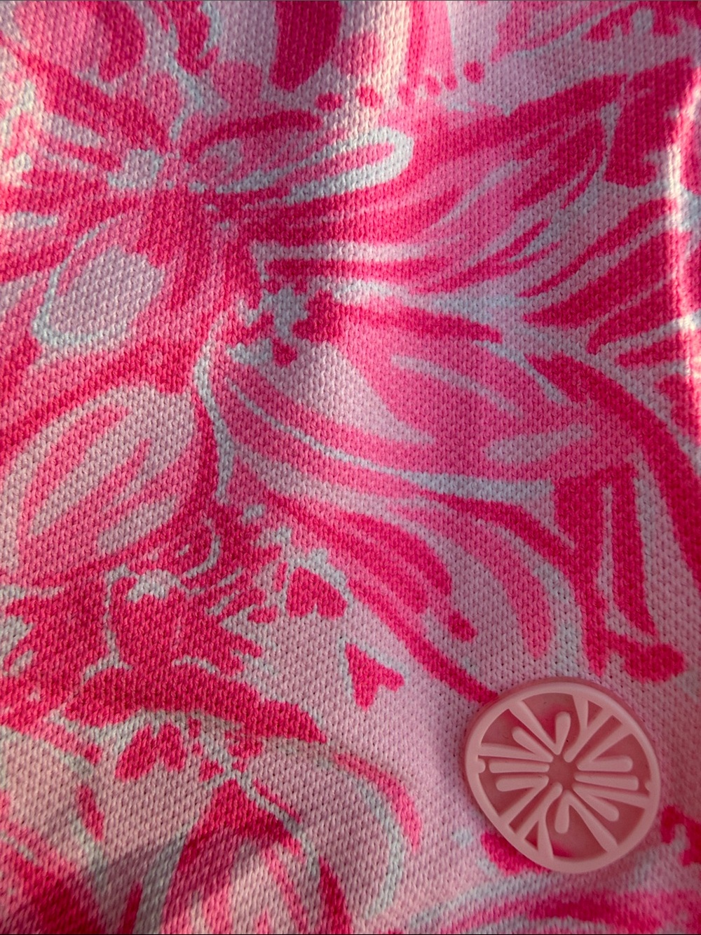 Lilly Pulitzer Luxletic Skort XL Pink Tropical Floral Built-In Shorts Pockets - Picture 3 of 5